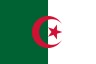The national flag of Algeria